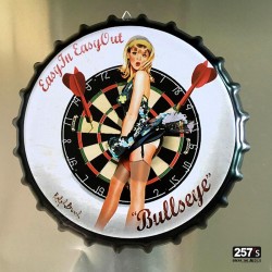 Bullseye Pin-Up hanging crown cap tray