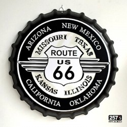 Route 66 hanging crown cap tray