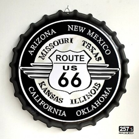 Vassoio tappo a corona appendibile Route 66