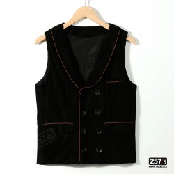 Double-Breasted Cotton Vest...