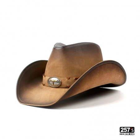 Cappello Cowboy Unisex in Pelle New Vintage Style