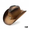 Cappello Cowboy Unisex in Pelle New Vintage Style