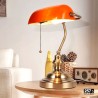 Lampada da scrivania Business New Vintage Elegante con interruttore a filo