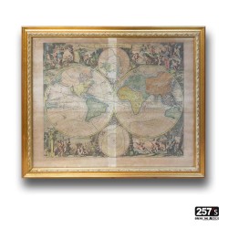 Mappa del mondo del 1686 di...