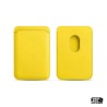 Porta tessere giallo fluo smartphone magnetico in vera pelle Vintage Style - 257Style Vintage Shop