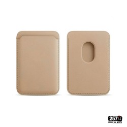 Porta tessere magnetico per smartphon in vera pelle Vintage Style