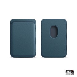 Porta tessere magnetico per smartphon in vera pelle Vintage Style