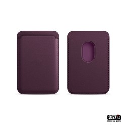 Porta tessere magnetico per smartphon in vera pelle Vintage Style