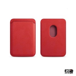 Porta tessere magnetico per smartphon in vera pelle Vintage Style