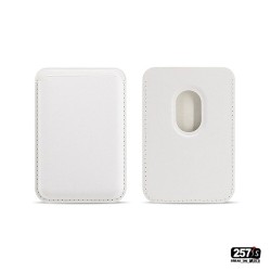 Porta tessere magnetico per smartphon in vera pelle Vintage Style