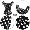 copy of Top vintage donna con bretelline modello rockabilly