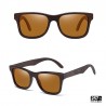 Polarized handcrafted wooden sunglasses | Wayfarer style