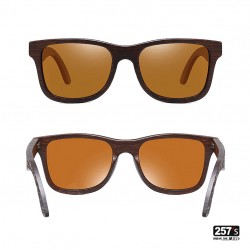 Polarized handcrafted wooden sunglasses | Wayfarer style