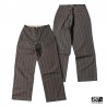 Vintage Work Style 1920's Men's Trousers in Pinstripe Cotton (12 Oz)